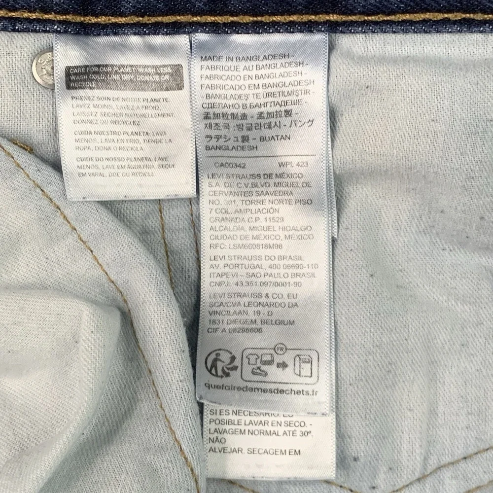 Levis‎ 550 Jeans Mens 38x34 Blue Relaxed Fit Tapered Leg Denim Classic